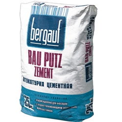 Штукатурка цементная фасадная Bergauf Bau Putz Zement (25 кг)