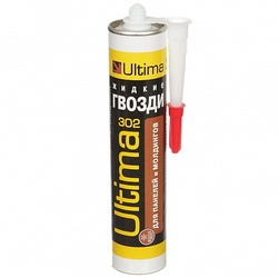 Клей для стеновых панелей и молдингов Ultima302 для наружных и внутренних работ